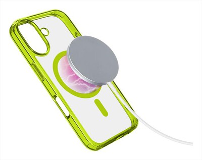 CELLULARLINE - Cover case ICONIC MAG per iPhone 16-Lime