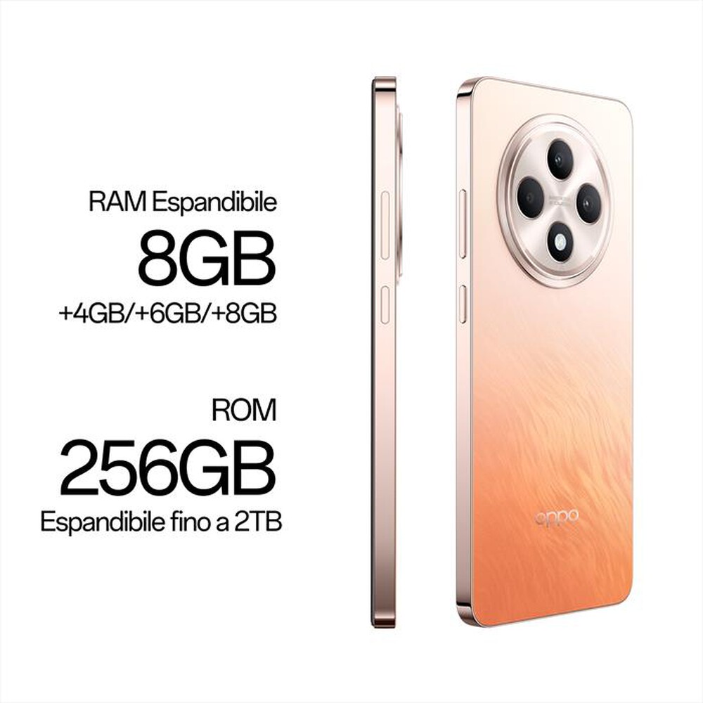 Immagine del prodotto OPPO - Smartphone RENO12 F 4G 8+256-Amber Orange