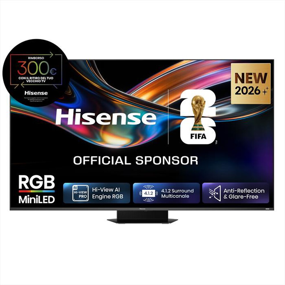 Immagine del prodotto HISENSE - Smart TV MINI LED 4K 85" 85UR9S-NERO