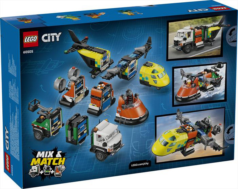 Immagine del prodotto LEGO - CITY Remix aereo, camion di servizio - 60505