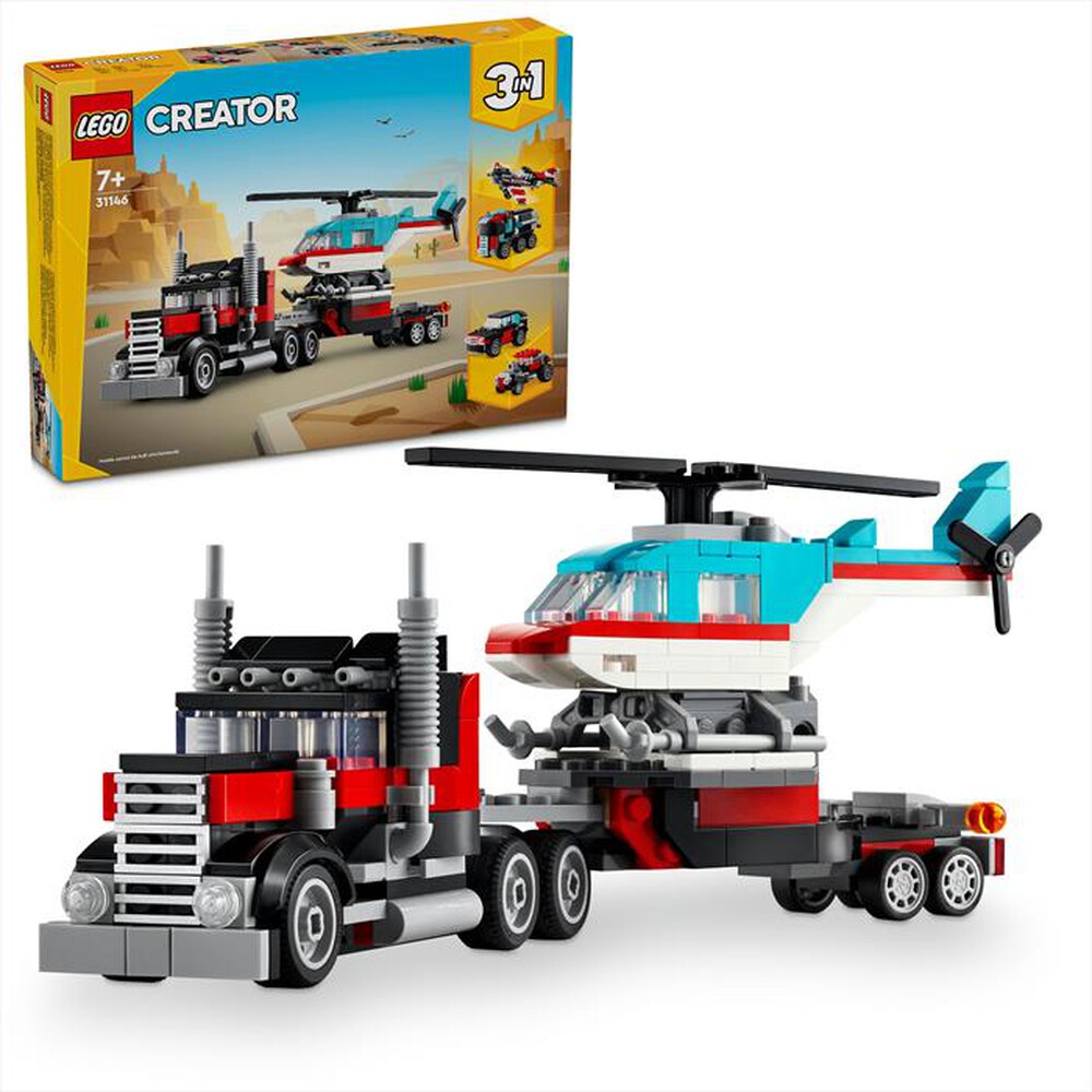 Immagine del prodotto LEGO - CREATOR Autocarro con elicottero 31146