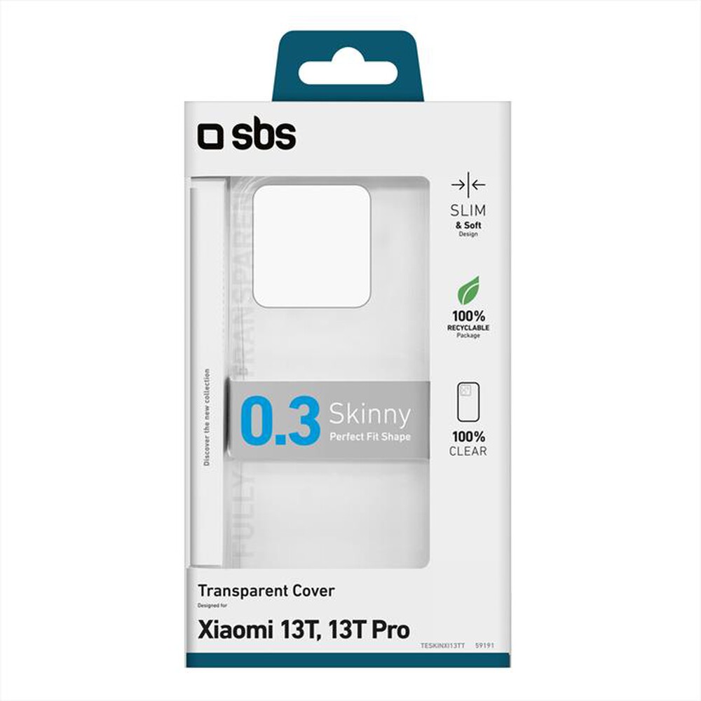 Immagine del prodotto SBS - Cover skinny TESKINXI13TT Xiaomi 13T/13T Pro-Trasparente
