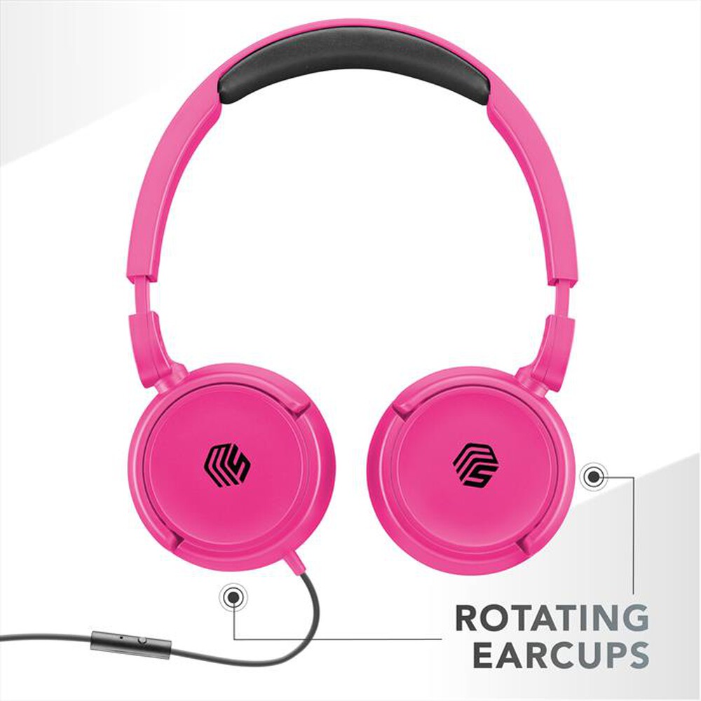 Immagine del prodotto CELLULARLINE - Cuffie a padiglione chiuso MUSICSOUNDFULLCP-Rosa