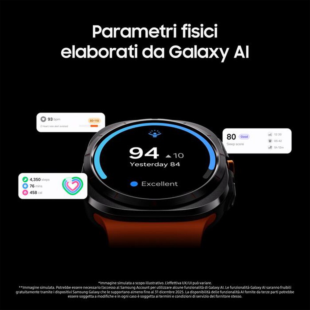 Immagine del prodotto SAMSUNG - Smartwatch GALAXY WATCH ULTRA 47MM LTE-Titanium White