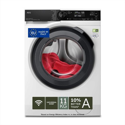 AEG - Lavatrice LR8H114BY 11 Kg Classe A-Bianco/obl&ograve; nero