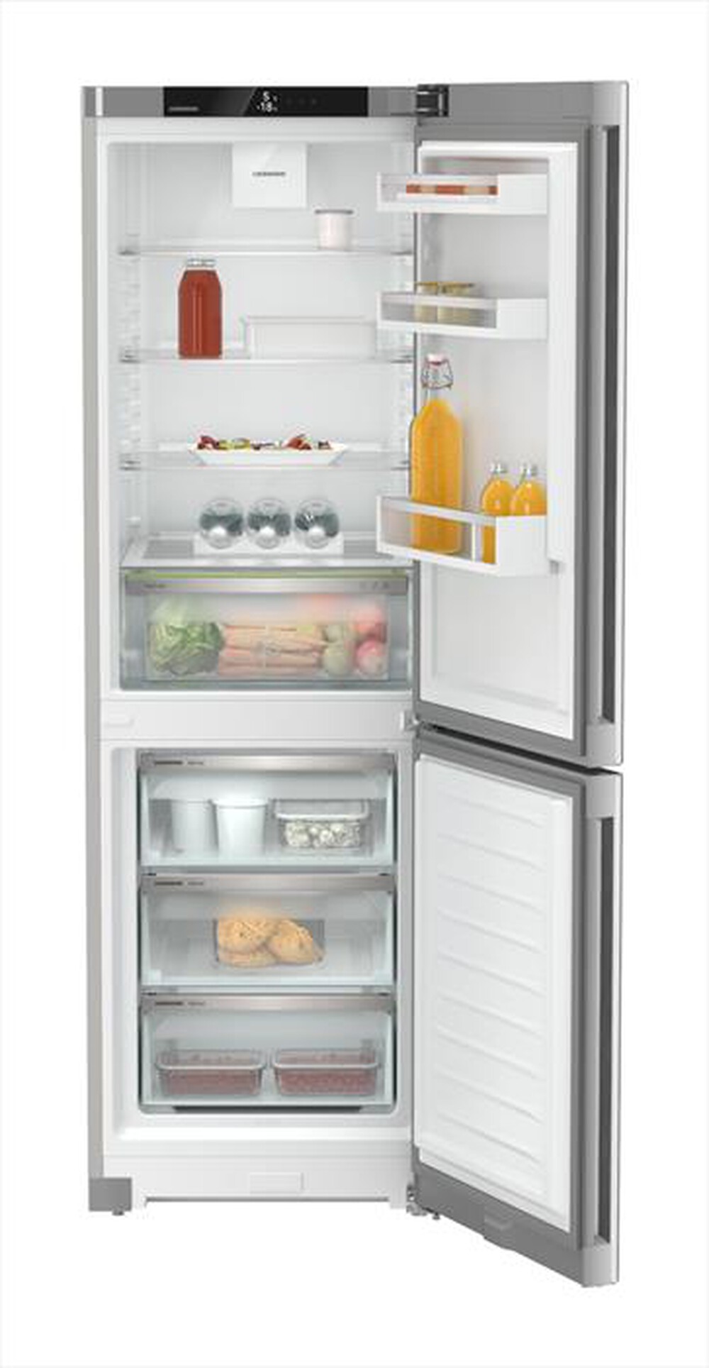 Immagine del prodotto LIEBHERR - Frigorifero combinato CNSFD 5203-22 Classe D 330lt-SteelFinish / Silver