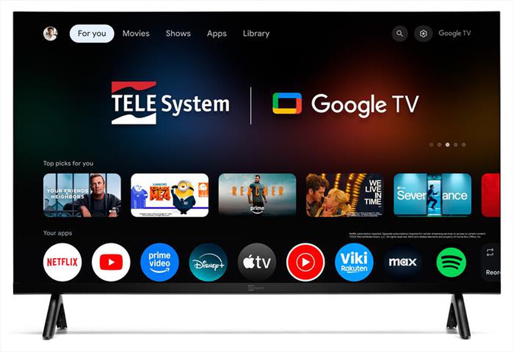 Immagine del prodotto TELESYSTEM - TV LED HD READY 24" FL SMG15-BLACK