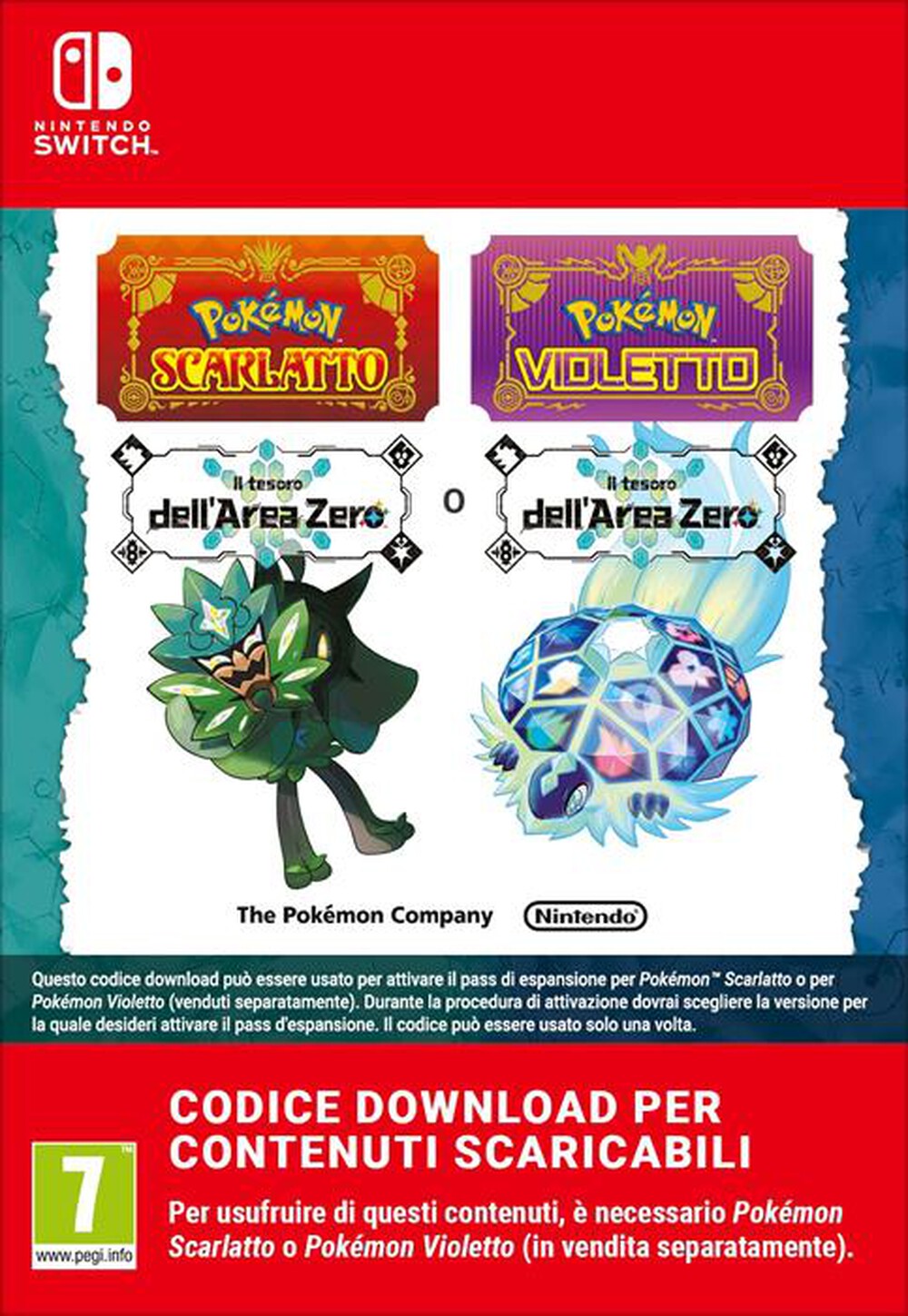 Immagine del prodotto NINTENDO - POK&Eacute;MON SCAR/VIOL - IL TESORO DELL'AREA ZERO - DLC
