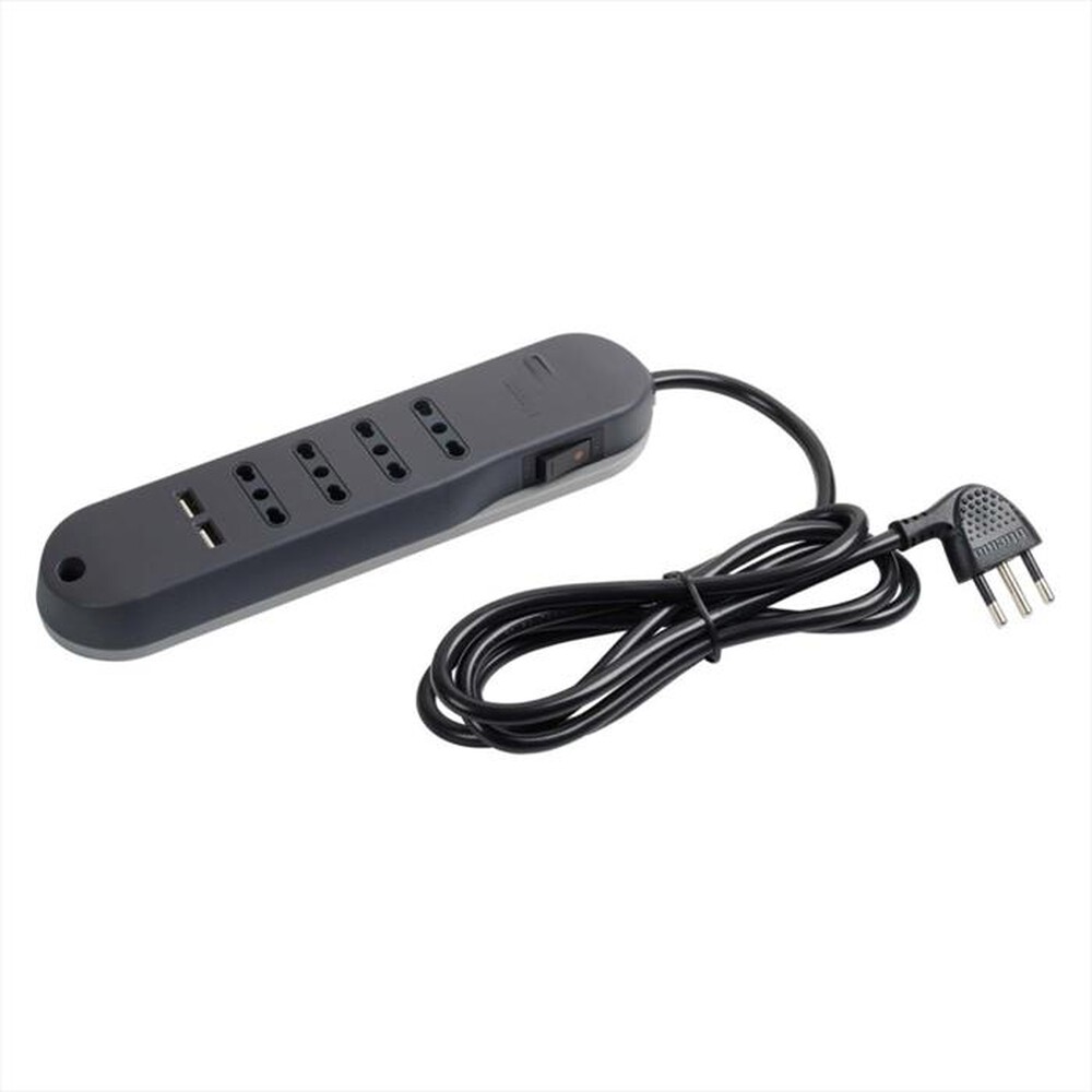 Immagine del prodotto BTICINO - Multipresa con USB+USB-C e interruttore auto Safe-NERO