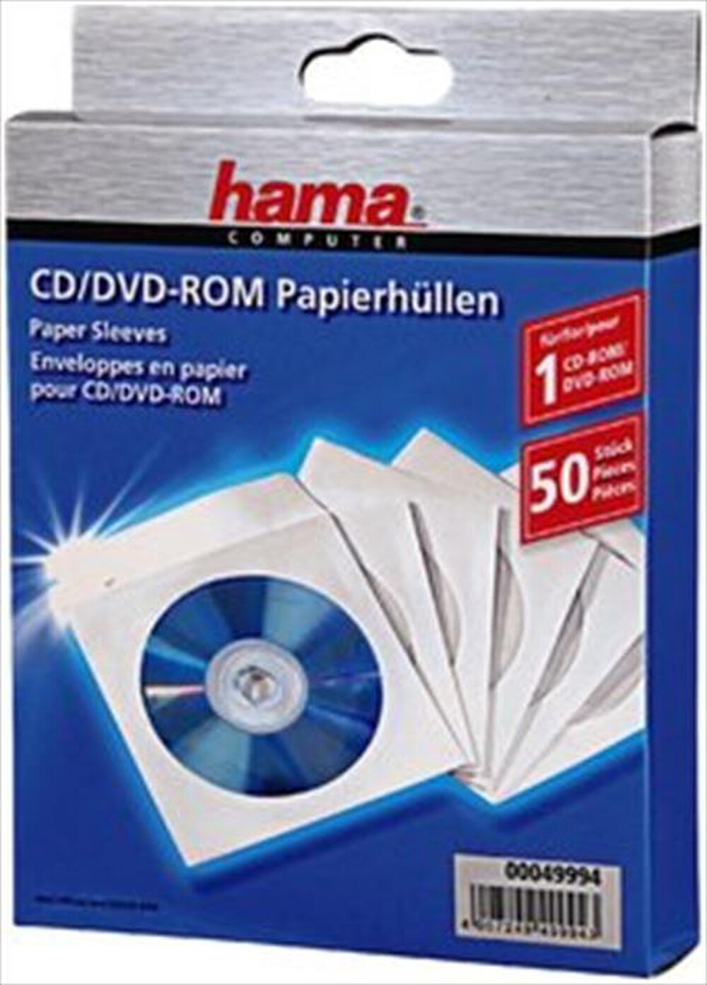 Immagine del prodotto HAMA - 50 BUSTINE PER CD/DVD-BIANCO