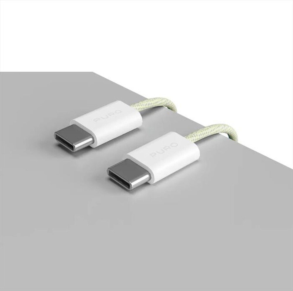 Immagine del prodotto SBS - Cavo in tessuto FABK4 da USB-C a USB-C 1.5m-Giallo