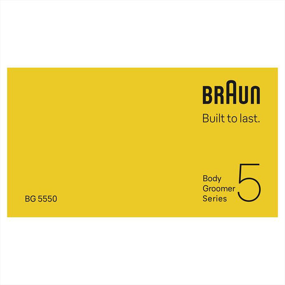 Immagine del prodotto BRAUN - Rasoio BG 5550-GRIGIO
