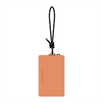 CASEME - Borsa in silicone misura M con cordino-Arancione