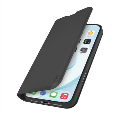 SBS - Cover Wallet smooth per iPhone 17-Nero