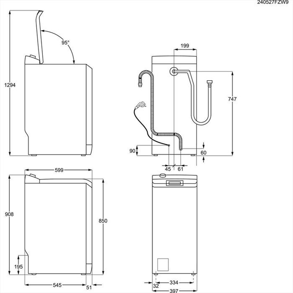 Immagine del prodotto AEG - Lavatrice LTR6G37A 7 Kg Classe A-Bianco