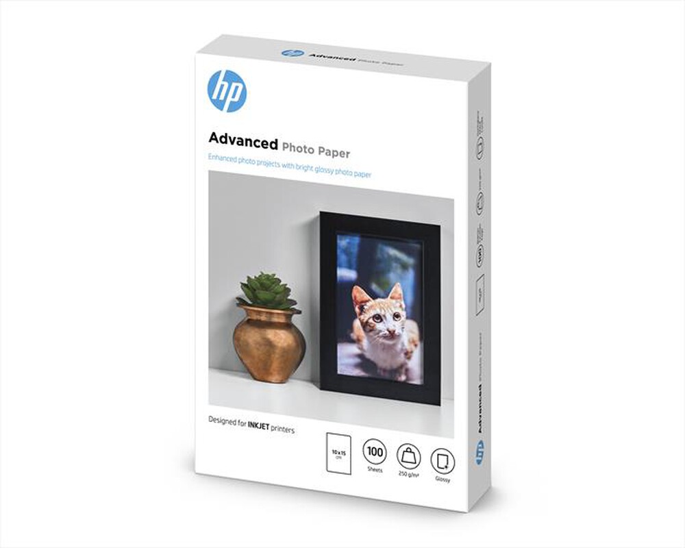 Immagine del prodotto HP - Q8692A Carta fotografica HP Advanced-Bianca, Lucida