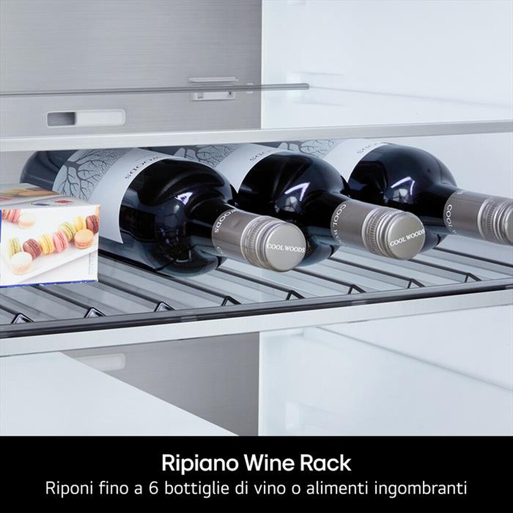 Immagine del prodotto LG - Frigorifero combinato GBBW322CEV Classe C 465lt-Nero