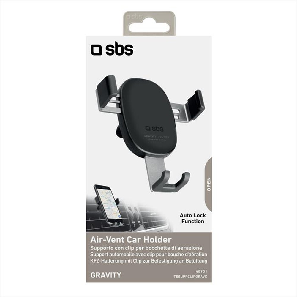 Immagine del prodotto SBS - TESUPPCLIPGRAVK-Nero