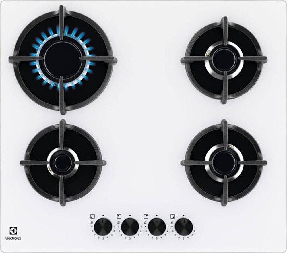 Immagine del prodotto ELECTROLUX - Piano cottura a gas EGG64272W 0cm-Bianco/Gas on glass