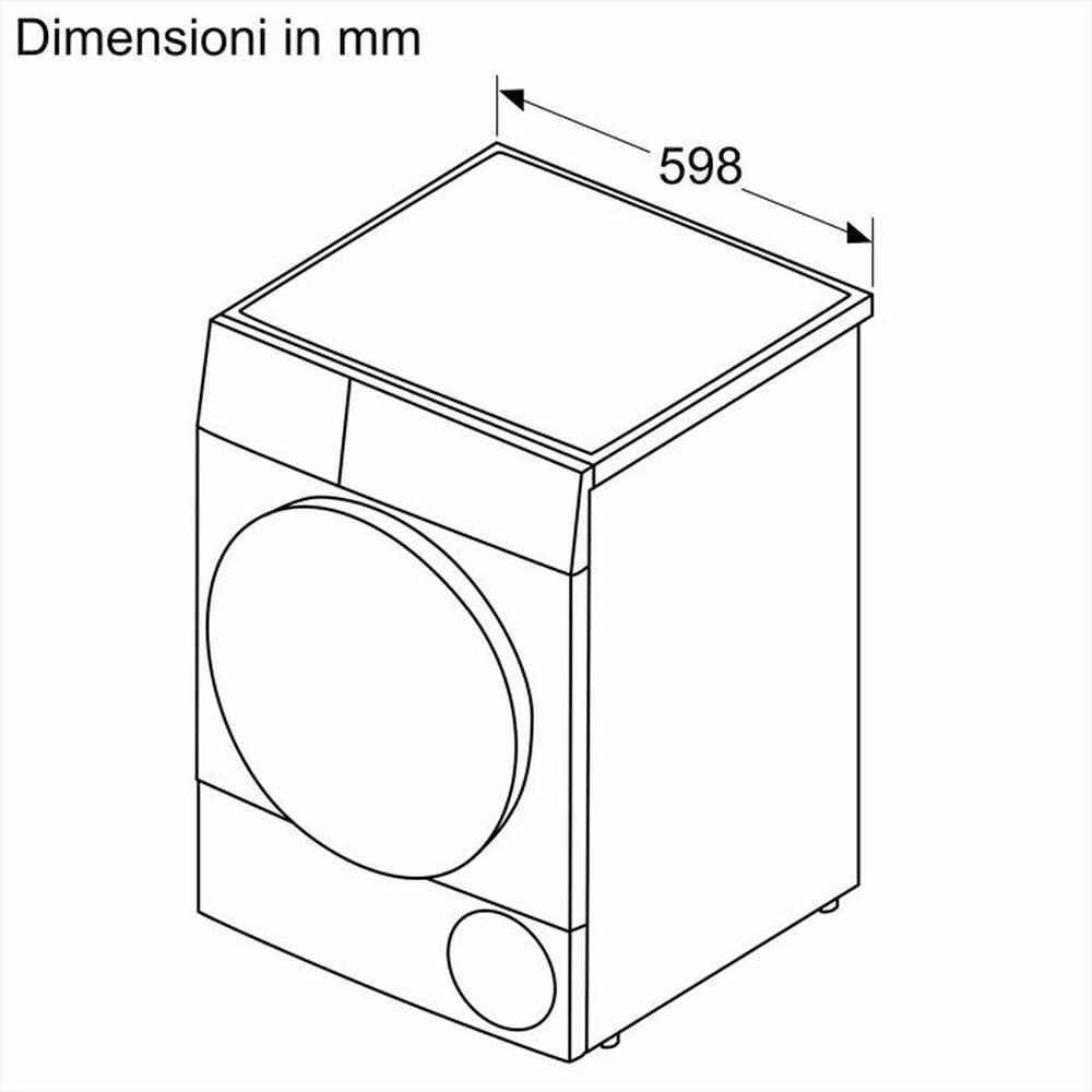 Immagine del prodotto BOSCH - Asciugatrice Serie 6 WQG243D9IT 9Kg Classe C-Bianco