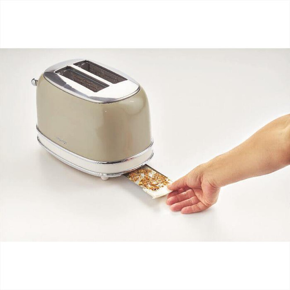Immagine del prodotto ARIETE - 155 Tostapane 2 Fette con Pinze Vintage-beige