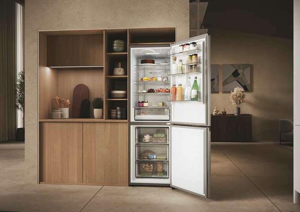 Immagine del prodotto HAIER - Frigorifero combinato HDPW3618DNPK Classe D 352 lt-Platino