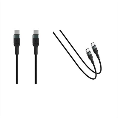 TECHLIFE - Cavo USB Type C 2.0 TLMT0038-Nero