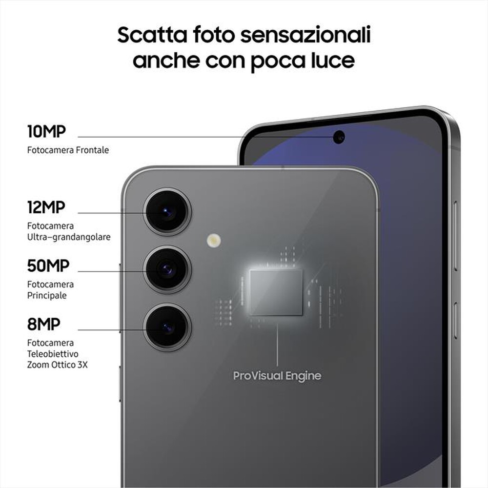 Immagine del prodotto SAMSUNG - Smartphone Galaxy S24 FE 128GB-Graphite