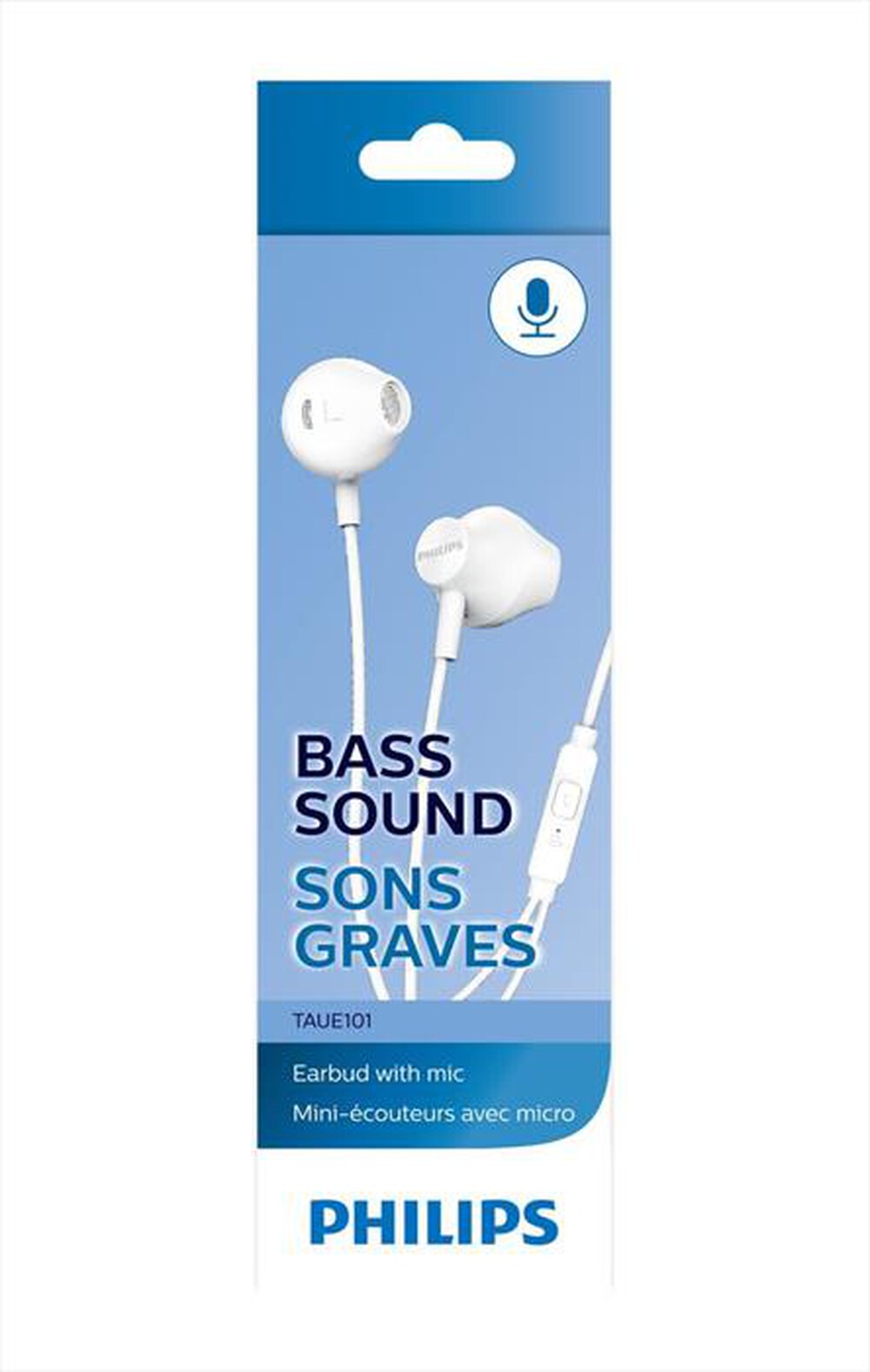 Immagine del prodotto PHILIPS - Auricolari TAUE101WT/00-White