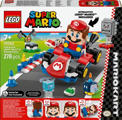 LEGO - Mario Kart Mario interattivo e Kart standard 72043
