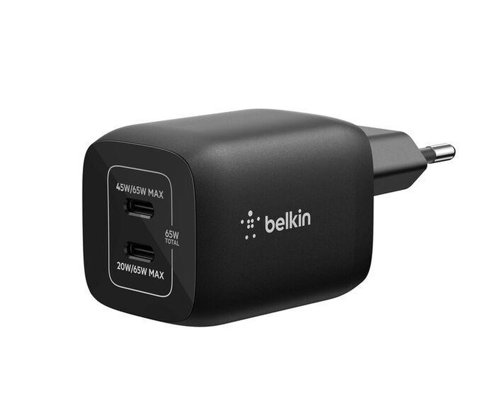 Immagine del prodotto BELKIN - Doppio caricabatteria parete per Nintendo Switch 2-Nero