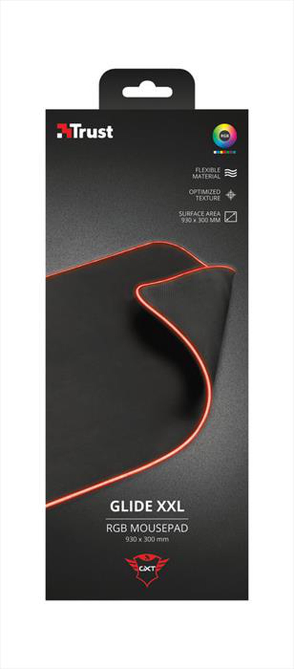 Immagine del prodotto TRUST - GXT764 GLIDE-FLEX RGB XXL MOUSEPAD-Black RGB