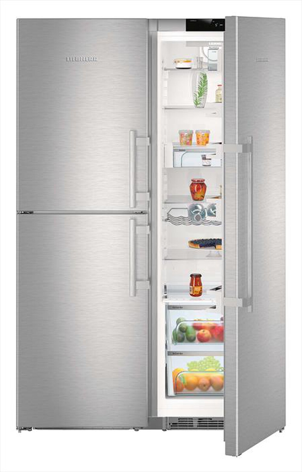 Immagine del prodotto LIEBHERR - Frigorifero side by side SBSES 8483-21 Classe D-Acciaio