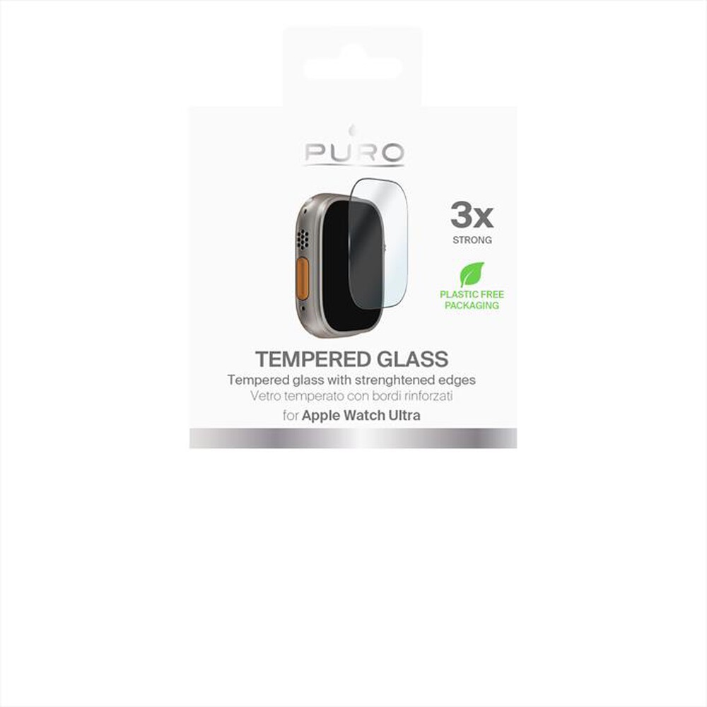 Immagine del prodotto PURO - Vetro temperato PUSDGAW49 Apple Watch Ultra 49mm-Trasparente