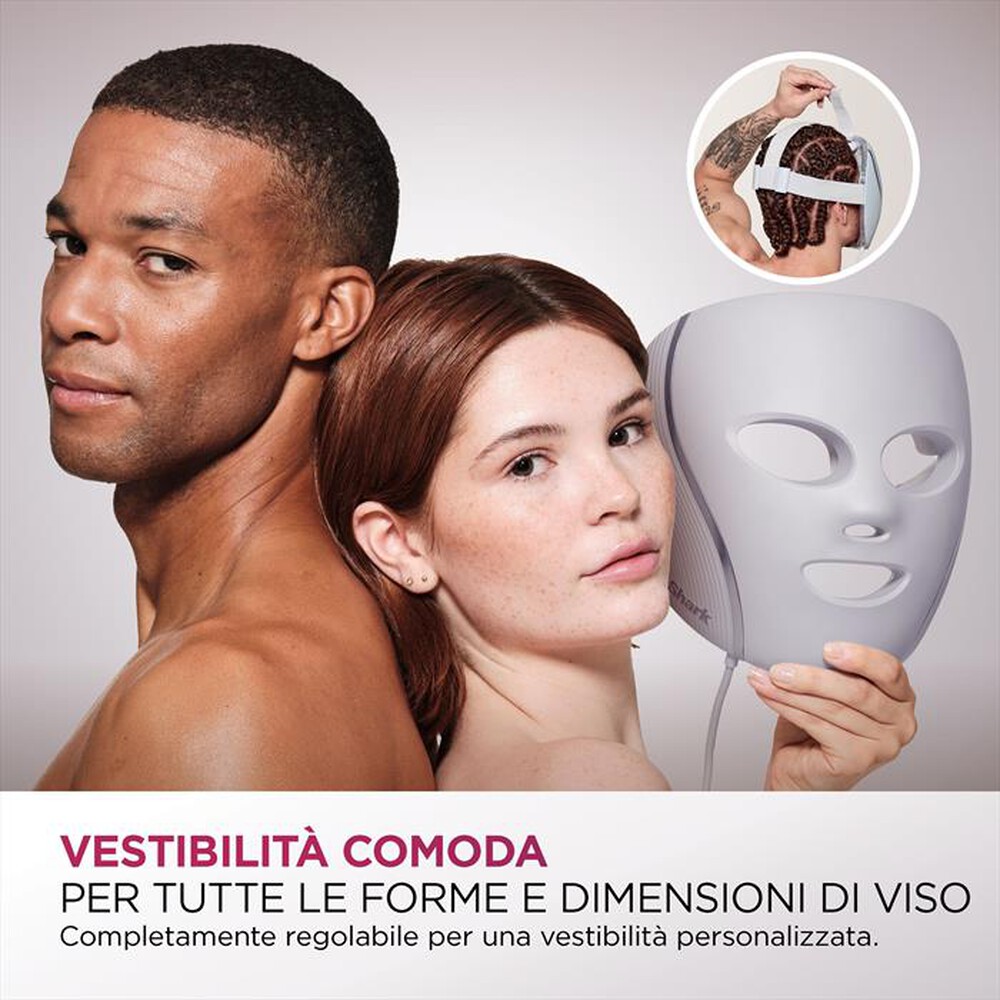 Immagine del prodotto SHARK - Maschera viso LED CRYOGLOW-Bianco