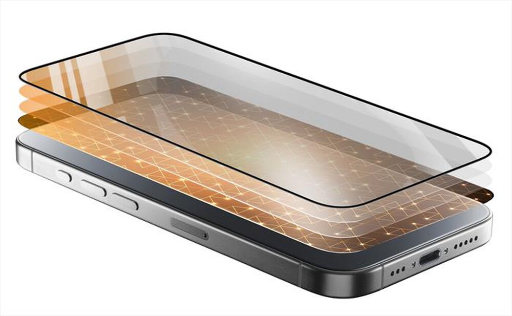 Immagine del prodotto CELLULARLINE - FORTIFIED XTREME GLASS - IPHONE 16 PLUS-Transparent
