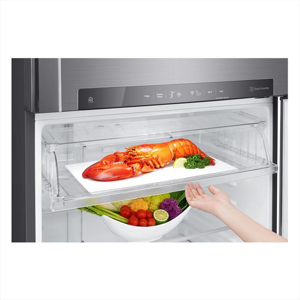 Immagine del prodotto LG - Frigorifero 2 porte GTB744PZHED Classe E 506L-Platino
