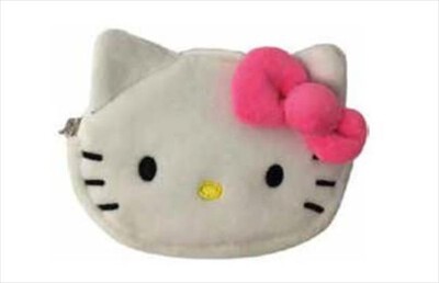 PYRAMID - HELLO KITTY - PORTAMONETE IN PELUCHE-Bianco