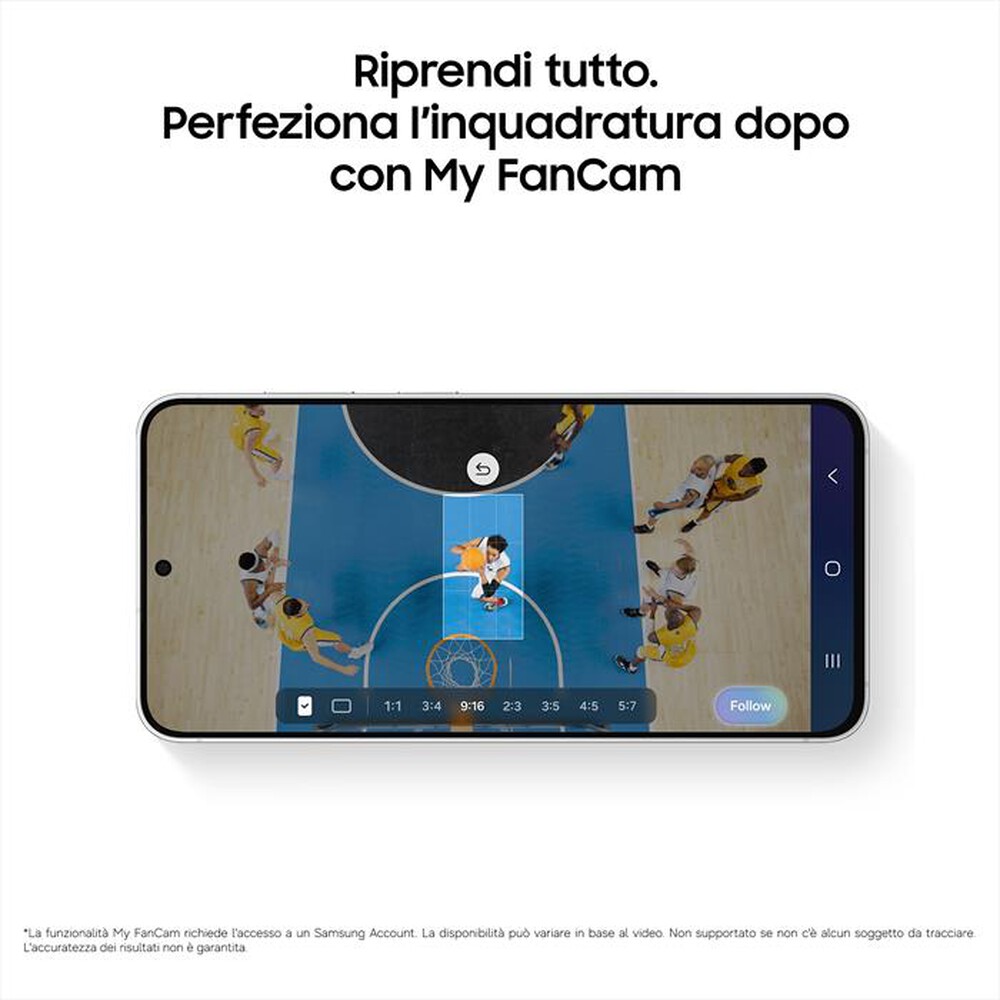 Immagine del prodotto SAMSUNG - Smartphone Galaxy S26 FE 8GB+256GB-Pistachio