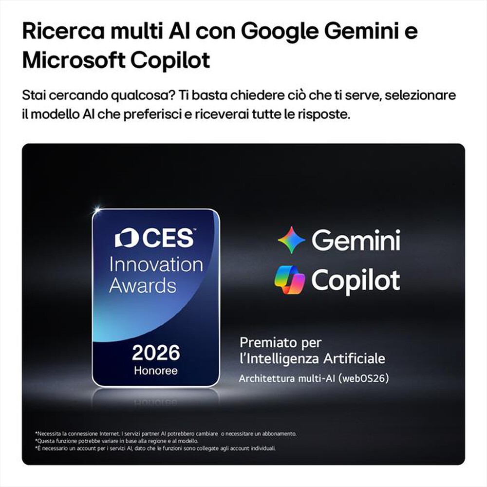 Immagine del prodotto LG - Smart TV OLED Evo AI 77" C6 PRO OLED77C66LB-Charcoal Black