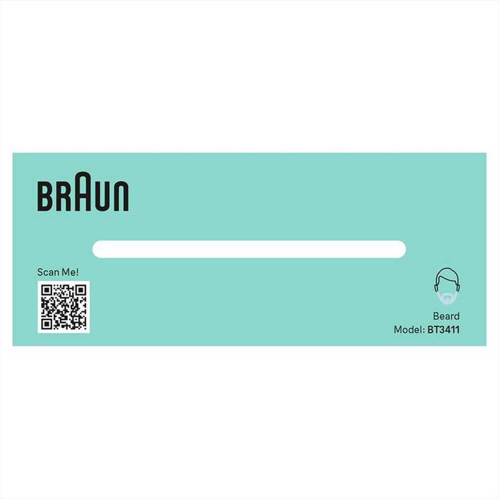 Immagine del prodotto BRAUN - Regolabarba BT3411-Nero