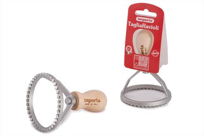 IMPERIA - TAGLIARAVIOLI  TONDO  &Oslash; 80-silver/legno
