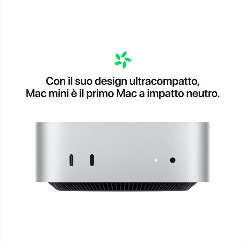 Immagine del prodotto APPLE - Mac Mini M4 PRO Core 12 CPU 16 GPU 24GB 512GB SSD-Argento