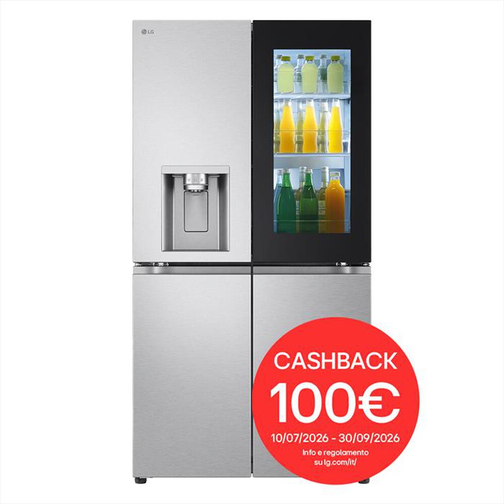 Immagine del prodotto LG - Frigorifero 4 porte GMG960MBJE Classe E 638L-Argento