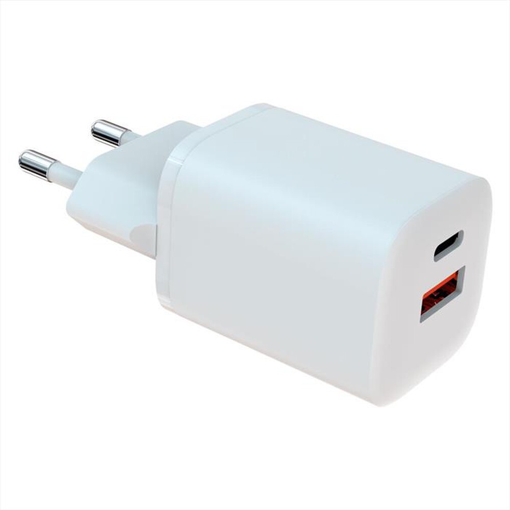Immagine del prodotto TECHLIFE - Alimentatore USB doppia porta Gan E715-PDQC33W-Bianco