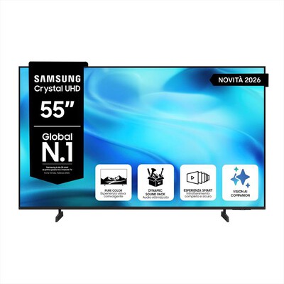 SAMSUNG - Smart TV LED 4K 55" Vision AI UE55U7000HUXZT-Black