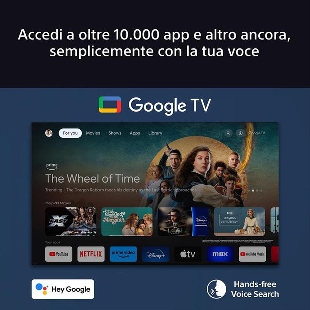 Immagine del prodotto SONY - Smart TV MINI LED UHD 4K 65" K65XR70AEP-Nero