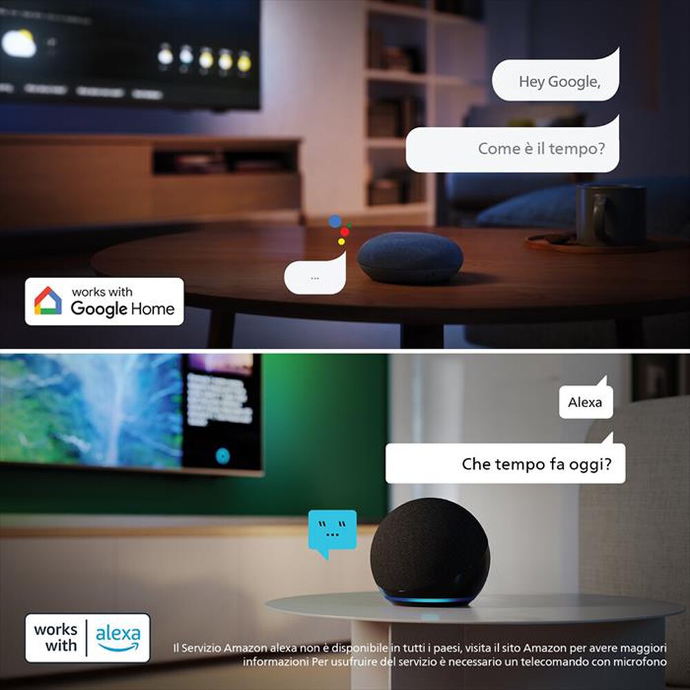 Immagine del prodotto PHILIPS - Smart TV 43" 4K QLED Ambilight 43PUS8450/12-Black