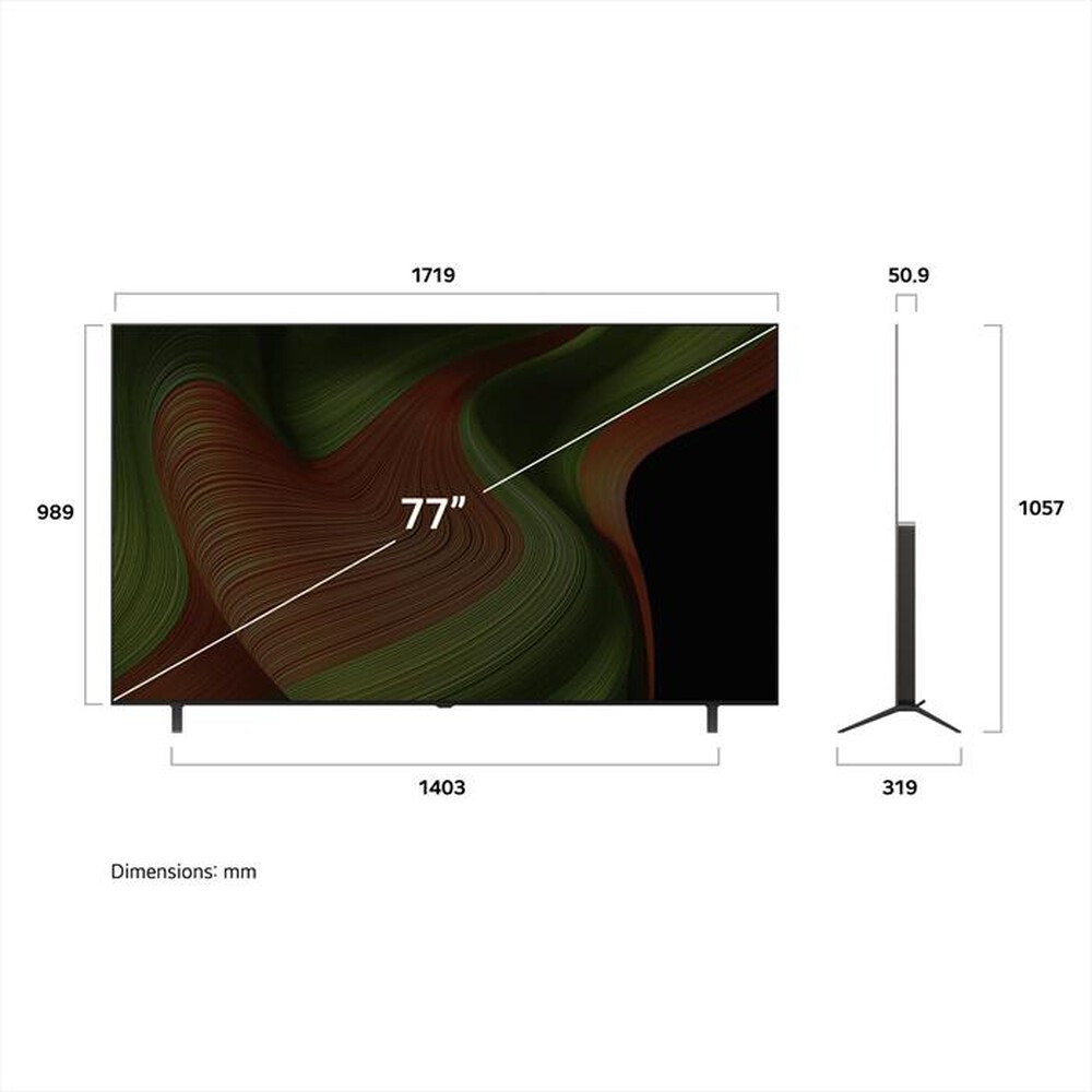 Immagine del prodotto LG - Smart TV OLED UHD 4K 77" OLED77B56LA-Black