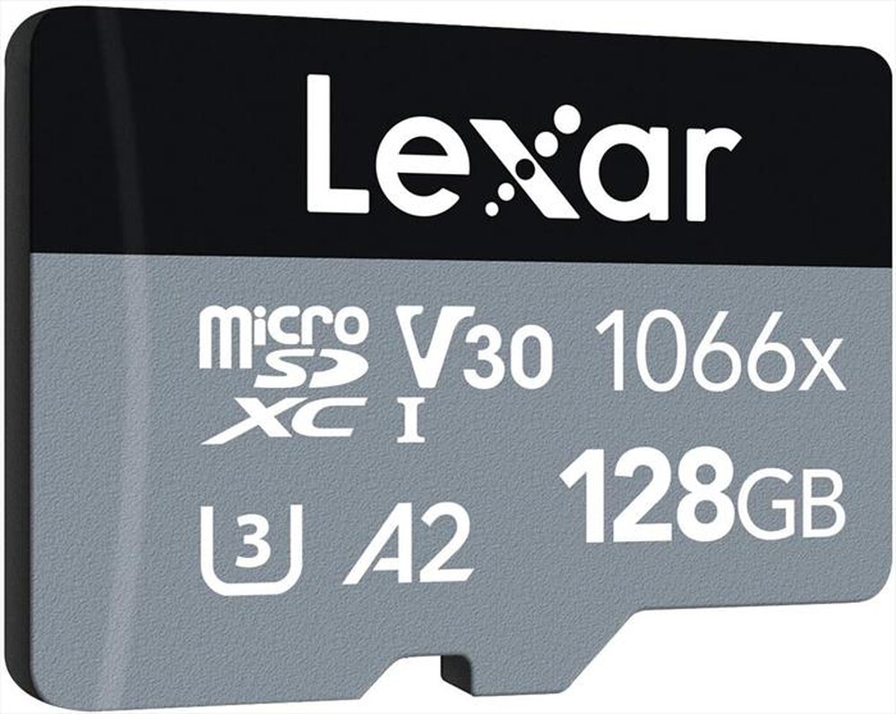 Immagine del prodotto LEXAR - SDMICRO 1066X 128GB CL.-Black/Silver